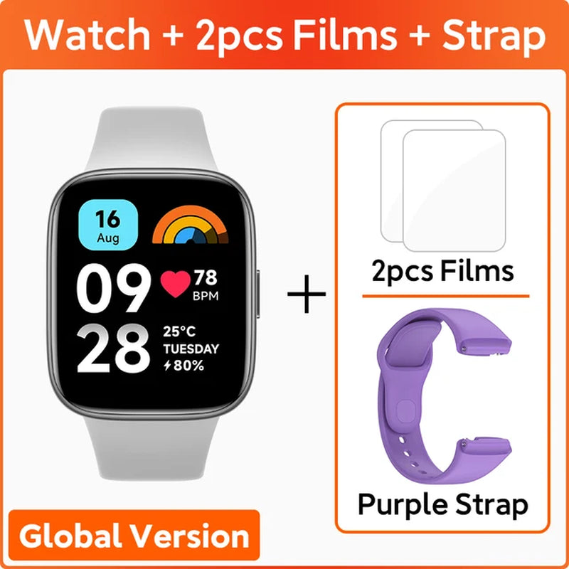 Redmi Watch 3 Active Global Version Smartwatch 1.83'' LCD Display Bluetooth Phone Call 12 Days Battery Blood Oxygen 5ATM