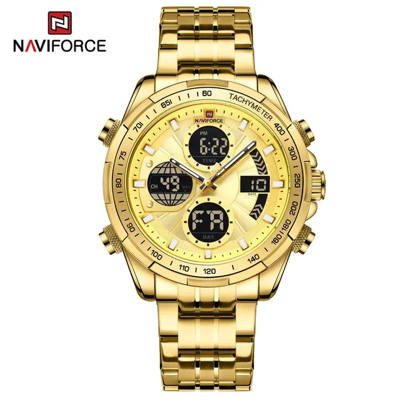 Fashion Military Watches for Men Luxury Original Sports Chronograph Watch ​Waterproof Quartz Clock Digital Wristwatch