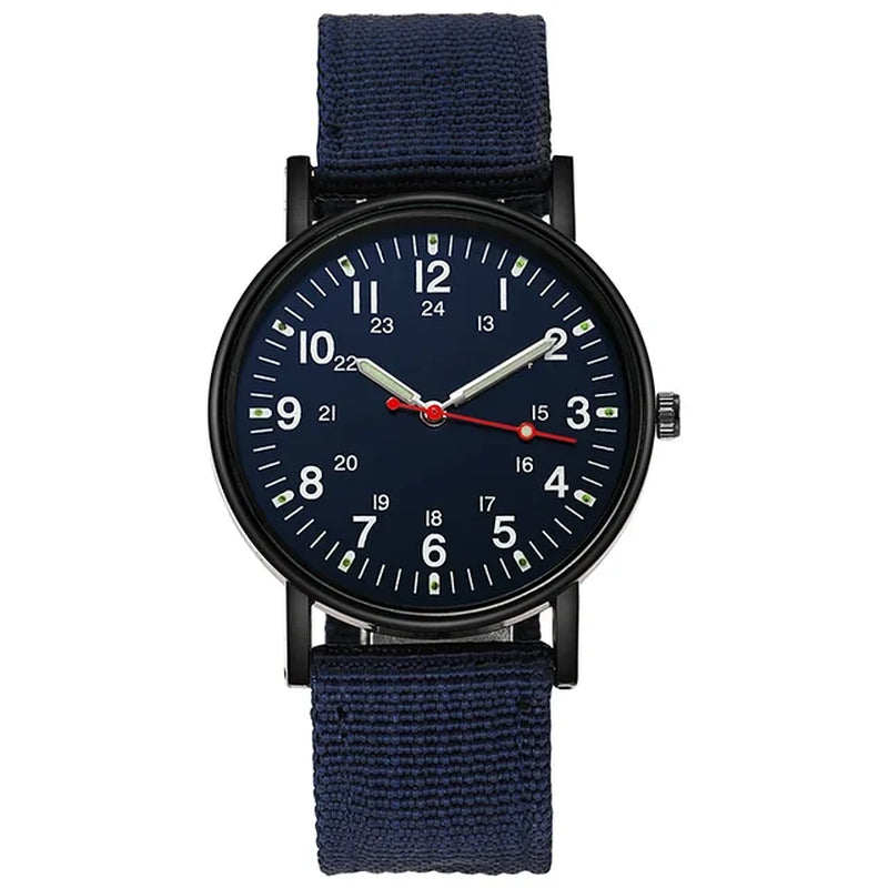 Fashion Men Watches Luminous Nylon Band Military Watch Men Army Wrist Quartz Sports Shock Wristwatches Couple Waterproof Reloj