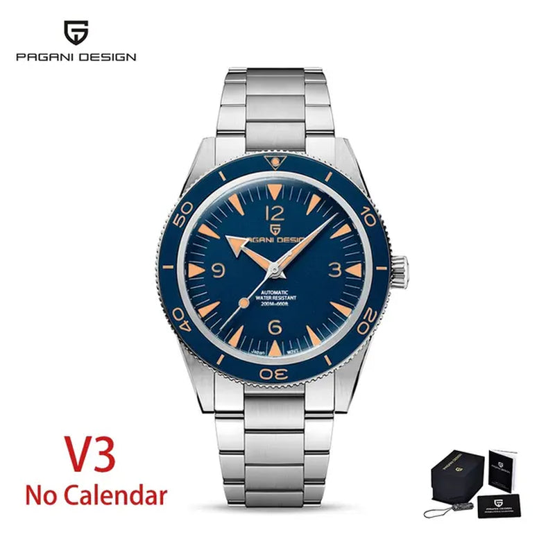 2024 New  41Mm Men'S Automatic Mechanical Watch Classic Retro 200M Waterproof Business Sports Watches Reloj Hombre