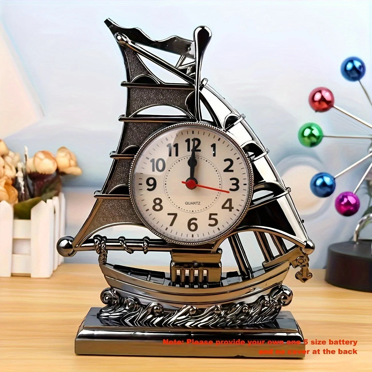 Creative Alarm Clock Vintage Style Alarm Clock Smooth Sailing Alarm Clock