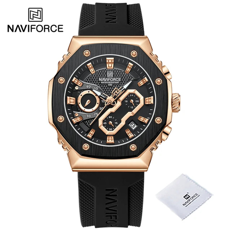 New Sport Lovers Watches Soft Silicone Band Quartz Calendar Chronograph Clock Casual Water Resistant Couple Wristwatch