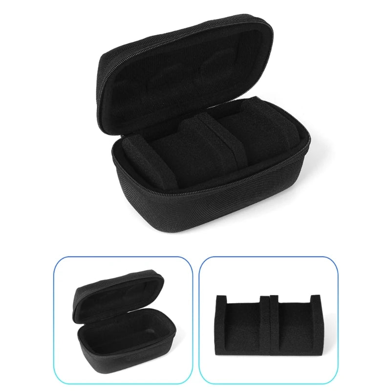 Portable Watch Storage Box Water Proof Unique Zipper Travel Carrying Case EVA Storage Bag for Smartwatch Wristwatch Box