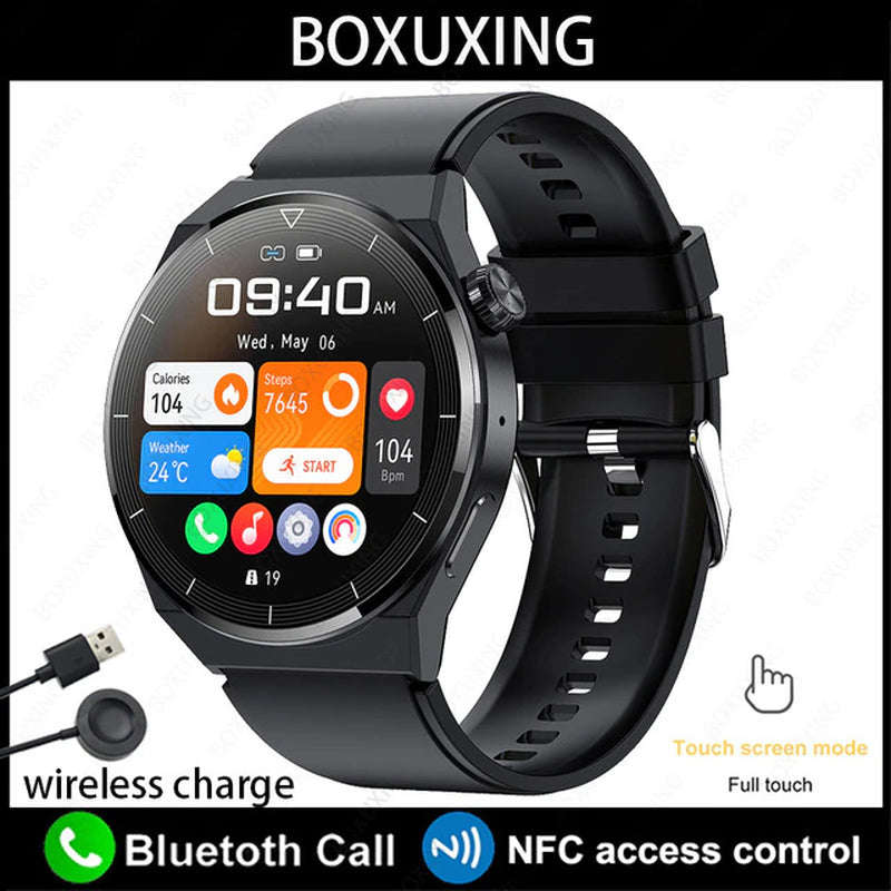 For Huawei Xiaomi GT3 Pro Smart Watch Men AMOLED 390*390 HD Screen Heart Rate Bluetooth Call IP68 Waterproof Smartwatch 2024 New