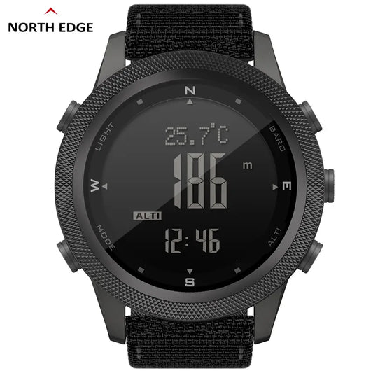 APACHE-46 Men Digital Watch Outdoor Sports Running Swimming Outdoor Sport Watches Altimeter Barometer Compass WR50M