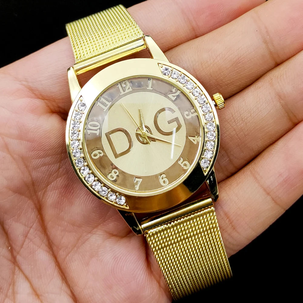 2024 Hot Sale European Fashion Watch Women Luxury Brand  Quartz Watch Reloj Mujer Casual Stainless Steel Ladies Clock
