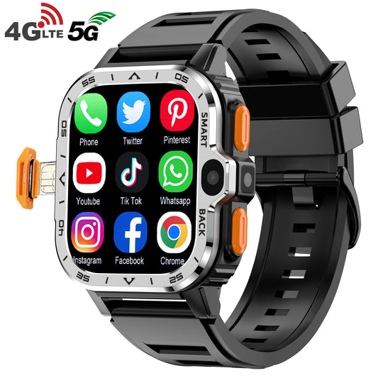 PGD Android Smart Watch Men GPS 16G/64G ROM Storage HD Dual Camera NFC 2G 4G SIM Card WIFI Wireless Fast Internet Access