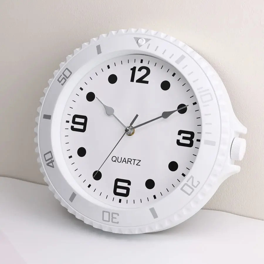 1Pc Watch-Shaped Wall Clock, Creative Design, Clear and Easy-To-Read, Silent without Ticking, Suitable for Living Room Bedroom