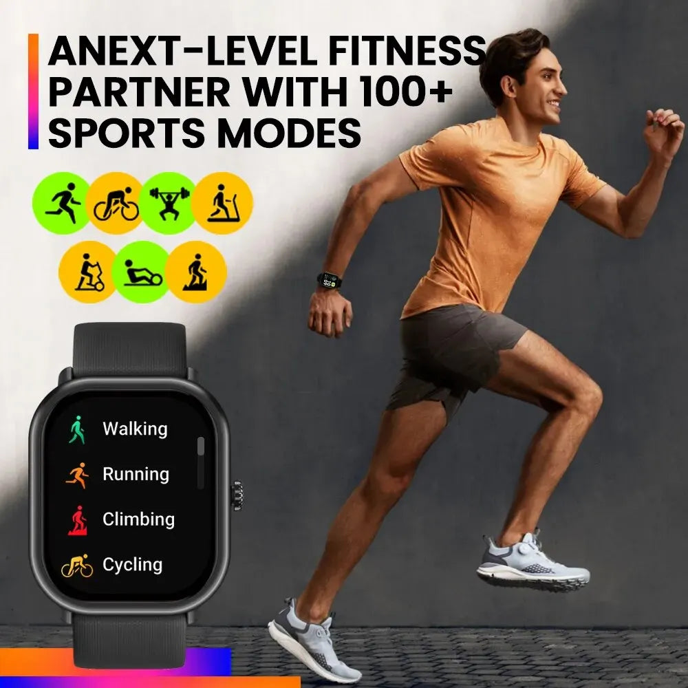 New  GTS 3 Pro Voice Calling Smart Watch Ultra-Big HD AMOLED Screen Health and Fitness Tracking Smartwatch for Men Women