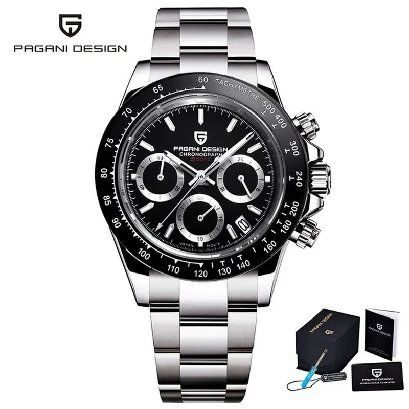2024 New Men Watches Quartz Business Watch Mens Watches Top Brand Luxury Watch Men Chronograph VK63