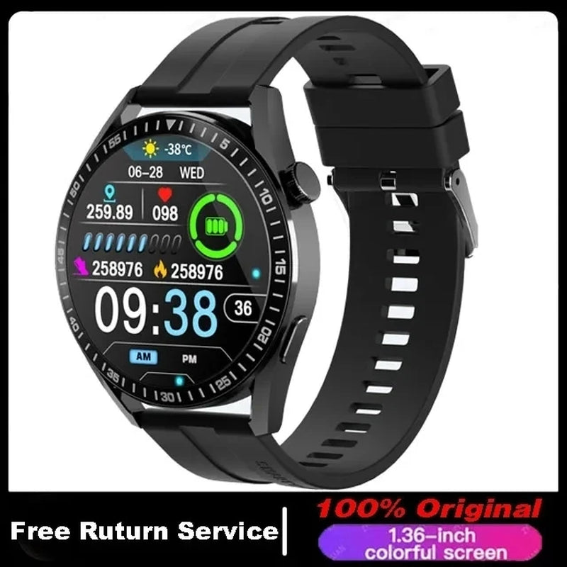For Men Women Smart Watch New Bluetooth Call Full Touch Amoled Diy Dails Sport Waterproof Smartwatch Pk Gt3 Pro Watch