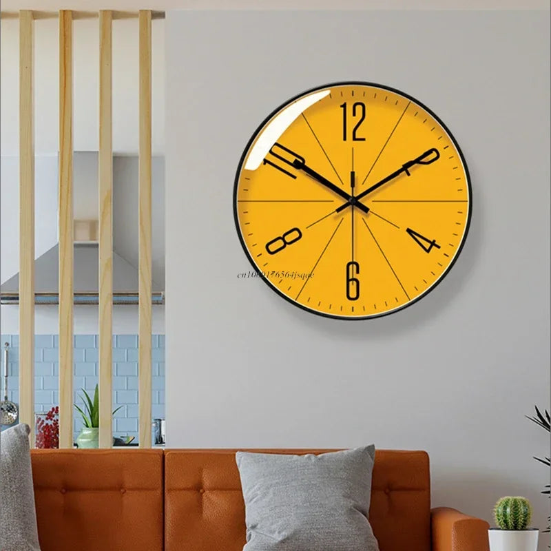 2024 Nordic Simple Wall Clocks Creative Personality Modern Clock Wall Mute Home Bedroom Restaurant Living Room Decoration Clock