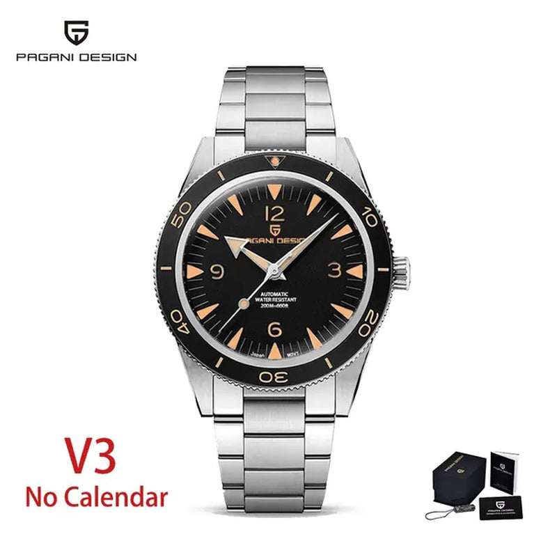 2024 New  41Mm Men'S Automatic Mechanical Watch Classic Retro 200M Waterproof Business Sports Watches Reloj Hombre