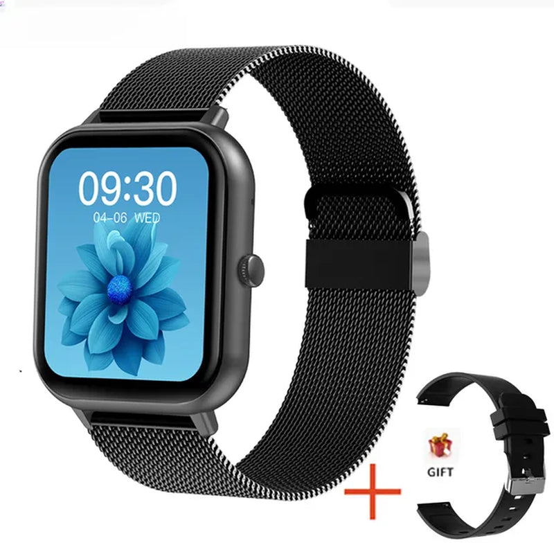 Call Smart Watch Women Custom Dial Smartwatch for Android IOS Waterproof Bluetooth Music Watches Full Touch Clock