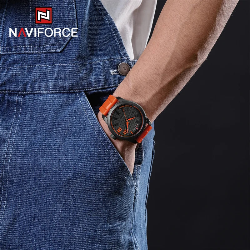 Top Luxury Brand Quartz Watch Men Silicone Strap Military Watches 30ATM Waterproof Wristwatch Relogio Masculino 2022