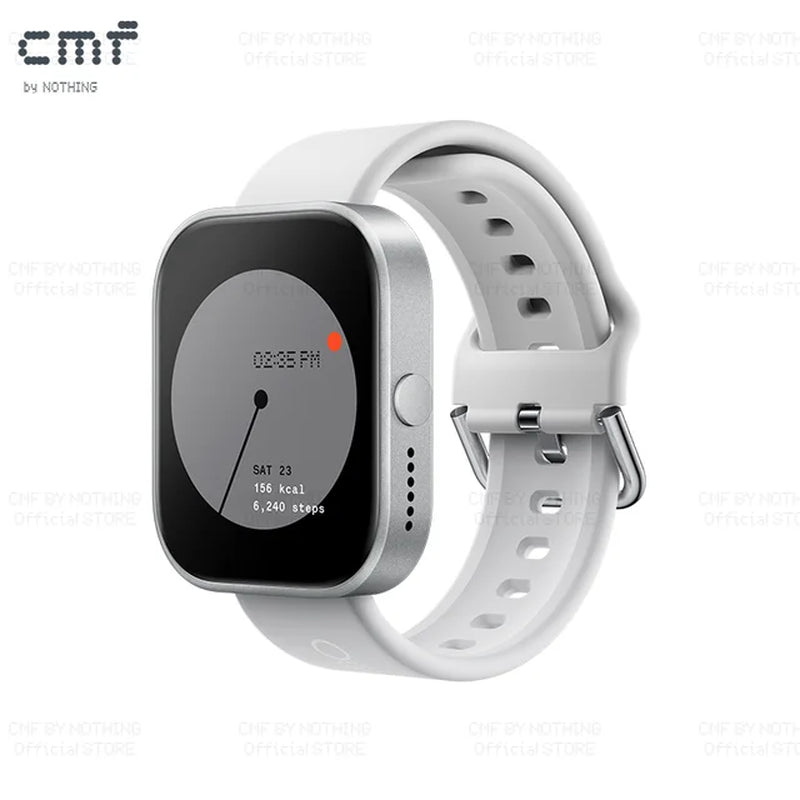 Global Version  Watch Pro 1.96" AMOLED Bluetooth 5.3 BT Calls with AI Noise Reduction GPS Smartwatch CMF Watch Pro